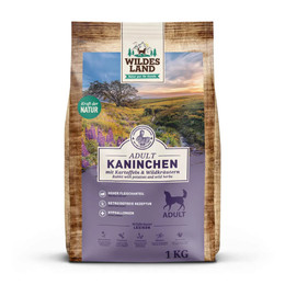 Produktbild von Wildes Land Classic Adult Kaninchen mit Kartoffeln und Wildkräutern - 4 x 1 kg