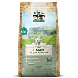 Produktbild von Wildes Land Classic Adult Lamm mit Reis und Wildkräutern - 12 kg