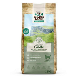Produktbild von Wildes Land Classic Adult Lamm mit Reis und Wildkräutern - 4 x 1 kg