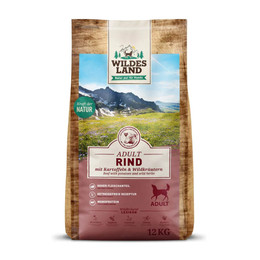 Produktbild von Wildes Land Classic Adult - Rind mit Kartoffeln und Wildkräutern | 2 x 12 kg