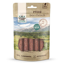 Produktbild von Wildes Land Dörrfleisch Pferd - 7 x 150 g