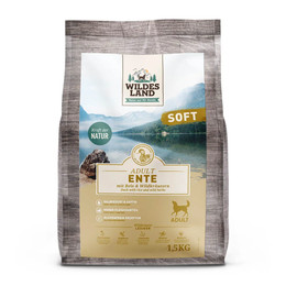 Produktbild von Wildes Land Ente mit Reis und Wildkräutern Soft Adult - 1,5 kg