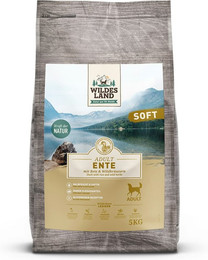 Produktbild von Wildes Land Ente SOFT Sparpaket 2 x 5kg Hundetrockenfutter