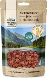 Produktbild von Wildes Land Entenbrust Mini Fleischsnacks - 70 g
