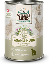 Produktbild von Wildes Land Fasan und Huhn Classic Adult - 12 x 400 g