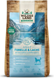 Produktbild von Wildes Land Forelle Sparpaket 2 x 12kg Hundetrockenfutter