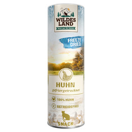 Produktbild von Wildes Land Freeze Dried Snack Huhn für Katzen - 6 x 30 g