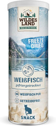 Produktbild von Wildes Land Freeze Dried Weißfisch Snack für Katzen - 16 g