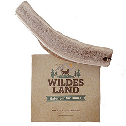 Produktbild von Wildes Land Hirschgeweih Halb Geweihsnack M