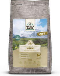 Produktbild von Wildes Land Huhn SOFT Sparpaket 2 x 5kg Hundetrockenfutter