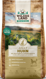 Produktbild von Wildes Land Huhn Sparpaket 2 x 12kg Hundetrockenfutter