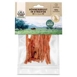 Produktbild von Wildes Land Hühnerbrust in Streifen - 70 g