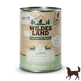 Produktbild von Wildes Land Hundfutter Puppy Lamm mit Reis - 400 g