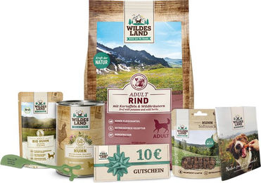 Produktbild von Wildes Land Kennenlernpaket Hund - 1 kg