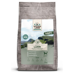 Produktbild von Wildes Land Lamm mit Reis und Wildkräutern Soft Trockenfutter für Hunde - 5 kg