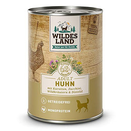 Produktbild von Wildes Land Nassfutter für Hunde Nr. 2 Huhn - 6 x 400 g