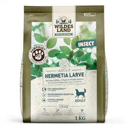 Produktbild von Wildes Land PawPrint Insect Adult Hermetia Larve mit Kartoffeln, Erbsen & Wildkräutern - 5 x 1 kg
