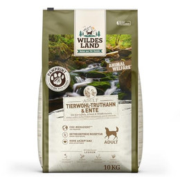 Produktbild von Wildes Land PawPrint Tierwohl-Truthahn & Ente Adult - 2 x 10 kg