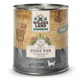 Produktbild von Wildes Land PUR Adult Ziege mit Distelöl - 6 x 400 g