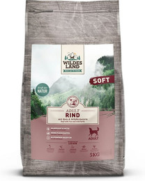 Produktbild von Wildes Land Rind SOFT Sparpaket 2 x 5kg Hundetrockenfutter