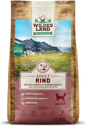 Produktbild von Wildes Land Rind Sparpaket 2 x 12kg Hundetrockenfutter