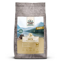 Produktbild von Wildes Land Soft Trockenfutter Ente mit Reis und Wildkräutern - 5 kg