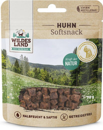 Produktbild von Wildes Land Softsnack Huhn - 8 x 70 g