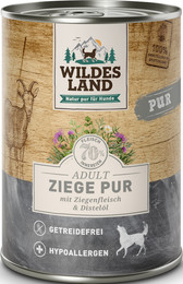Produktbild von Wildes Land Sparpaket 12 x 400g Ziege PUR