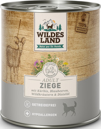 Produktbild von Wildes Land Sparpaket 12 x 800g Ziege mit Kürbis
