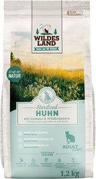 Produktbild von Wildes Land Sterilised Huhn Classic Adult - 4 x 1,2 kg
