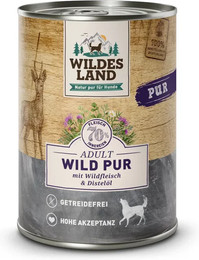 Produktbild von Wildes Land Wild mit Distelöl PUR Adult - 6 x 400 g