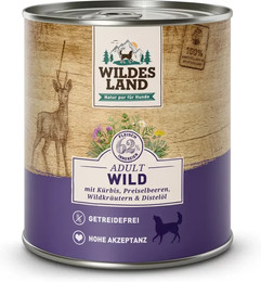 Produktbild von Wildes Land Wild mit Kürbis Classic Adult - 12 x 800 g