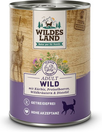 Produktbild von Wildes Land Wild mit Kürbis Classic Adult - 12 x 400 g