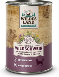Produktbild von Wildes Land Wildschwein mit Pastinake Classic Adult - 24 x 400 g