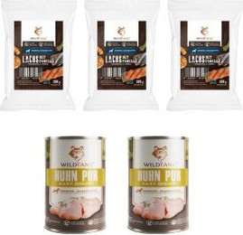 Produktbild von Wildfang Genussbox Adult - Trocken- & Nassfutter Huhn Lachs mit Forelle