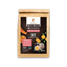 Produktbild von Wildfang Premium getreidefreies Hundetrockenfutter Ente mit Süßkartoffel und Orange - 2 kg