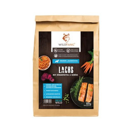 Produktbild von Wildfang Premium getreidefreies Hundetrockenfutter Lachs mit Süßkartoffel - 6 kg