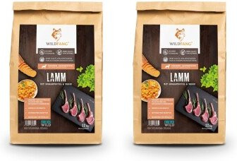 Produktbild von Wildfang Premium getreidefreies Hundetrockenfutter Lamm mit Süßkartoffel & Minze - 12 kg