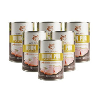 Produktbild von Wildfang Premium Hunde-Nassfutter Monoprotein Huhn pur - 6 x 400 g