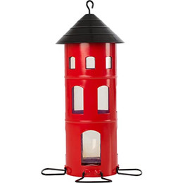 Produktbild von Wildlife Garden Kombi-Haus Samen Rot Vogelfutterhaus