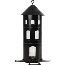 Produktbild von Wildlife Garden Kombi-Haus Samen Schwarz Vogelfutterhaus