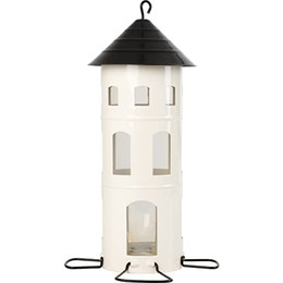 Produktbild von Wildlife Garden Vogelhaus Futterhaus Kombi-Haus Samen Weiß