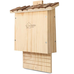 Produktbild von WILDLIFE HOME Fledermauskasten mit Rindendach