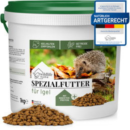 Produktbild von WILDLIFE HOME Igelfutter Spezialfutter für Igel mit Insektenprotein - 1 kg
