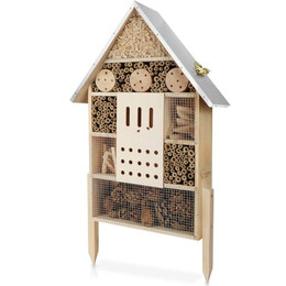 Produktbild von WILDLIFE HOME Insektenhotel XXL mit Metalldach und Standfuß