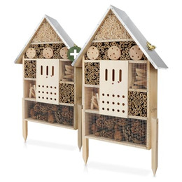 Produktbild von WILDLIFE HOME Insektenhotel XXL Stehend 2 Stück