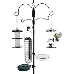 Produktbild von wildtier herz Premium Futterstation 235 cm aus pulverbeschichtetem Metall