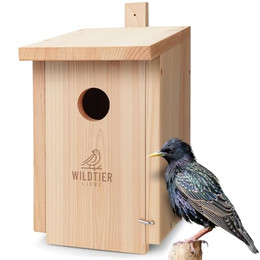 Produktbild von wildtier liebe Starenkasten Nistkasten für Stare aus Massivholz