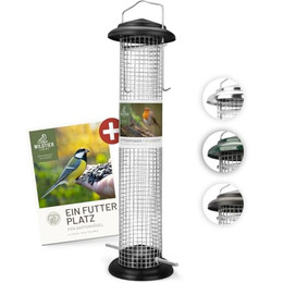 Produktbild von wildtier liebe Vogelfutterspender 38cm, Schwarz