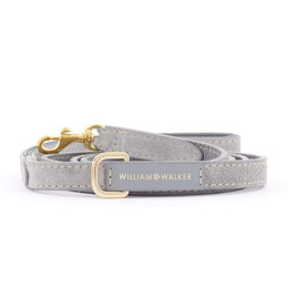 Produktbild von William Walker Kleine City Leder Hundeleine Grau
